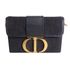 Montaigne Box 30, &pound;1,400, Handbags, Black, Canvas, Front view
